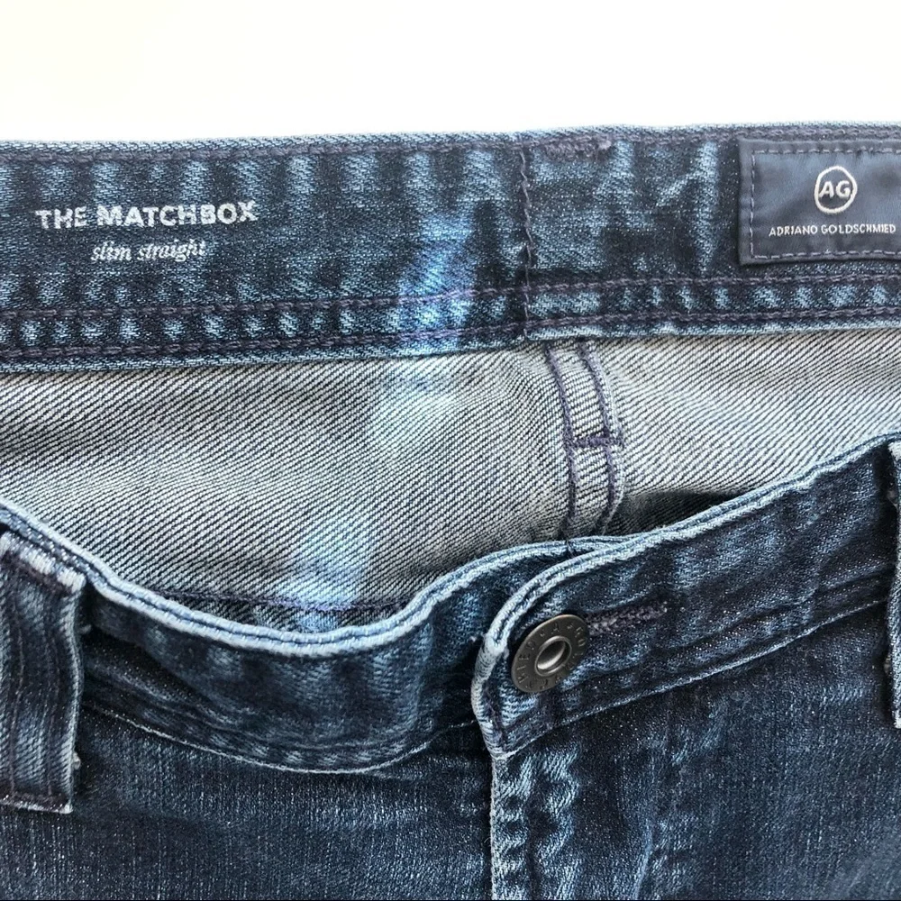AG ADRIANO GOLDSCHMIED Men’s Jeans straight leg, size 36, medium wash - Picture 7 of 16